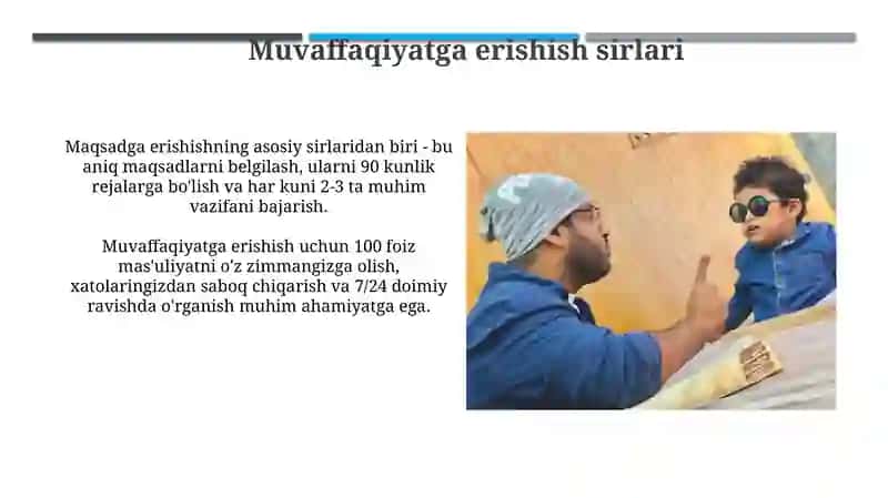 Obiddin Mahmudovning Ota nega farzandiga nasihat qiladi 4