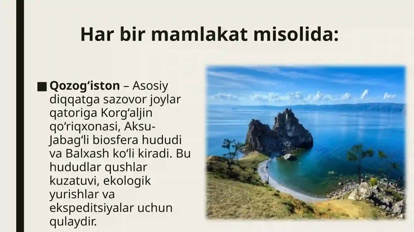 Ekologik turizm fanida ekoturizm salohiyati 4