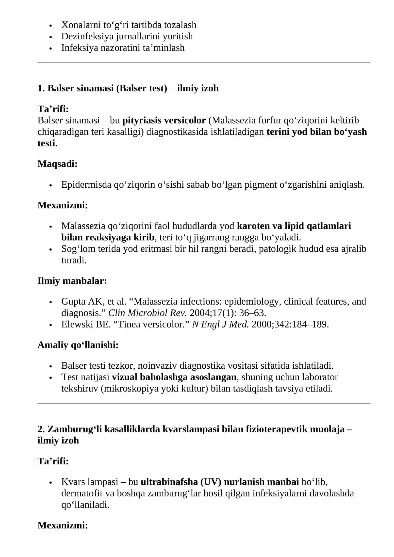 BALSER SINAMASINI OTKAZISH 4