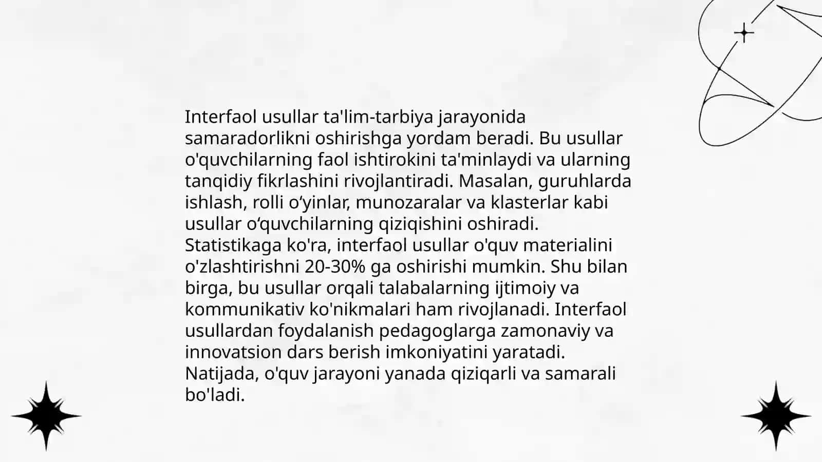 Ta‟lim - tarbiya jarayonida zamonaviy pedagogik texnologiyalardan foydalanishga oid maqolalarni o‟rganish va tahlil qilish 4