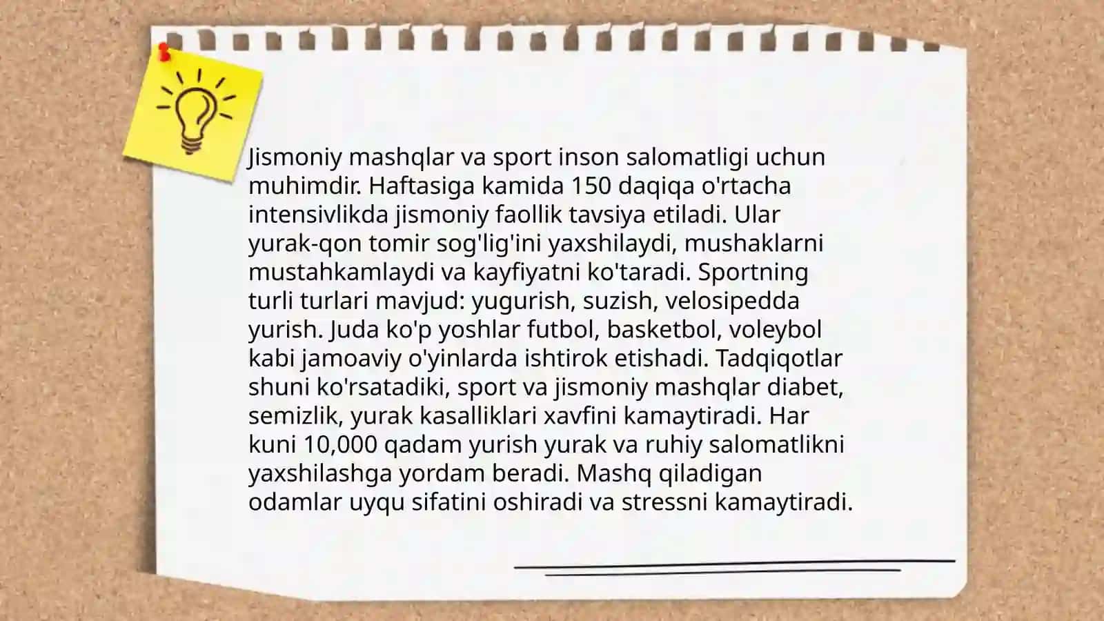 Yoshlarda soĝlom turmush tarzini shakllantirish 4
