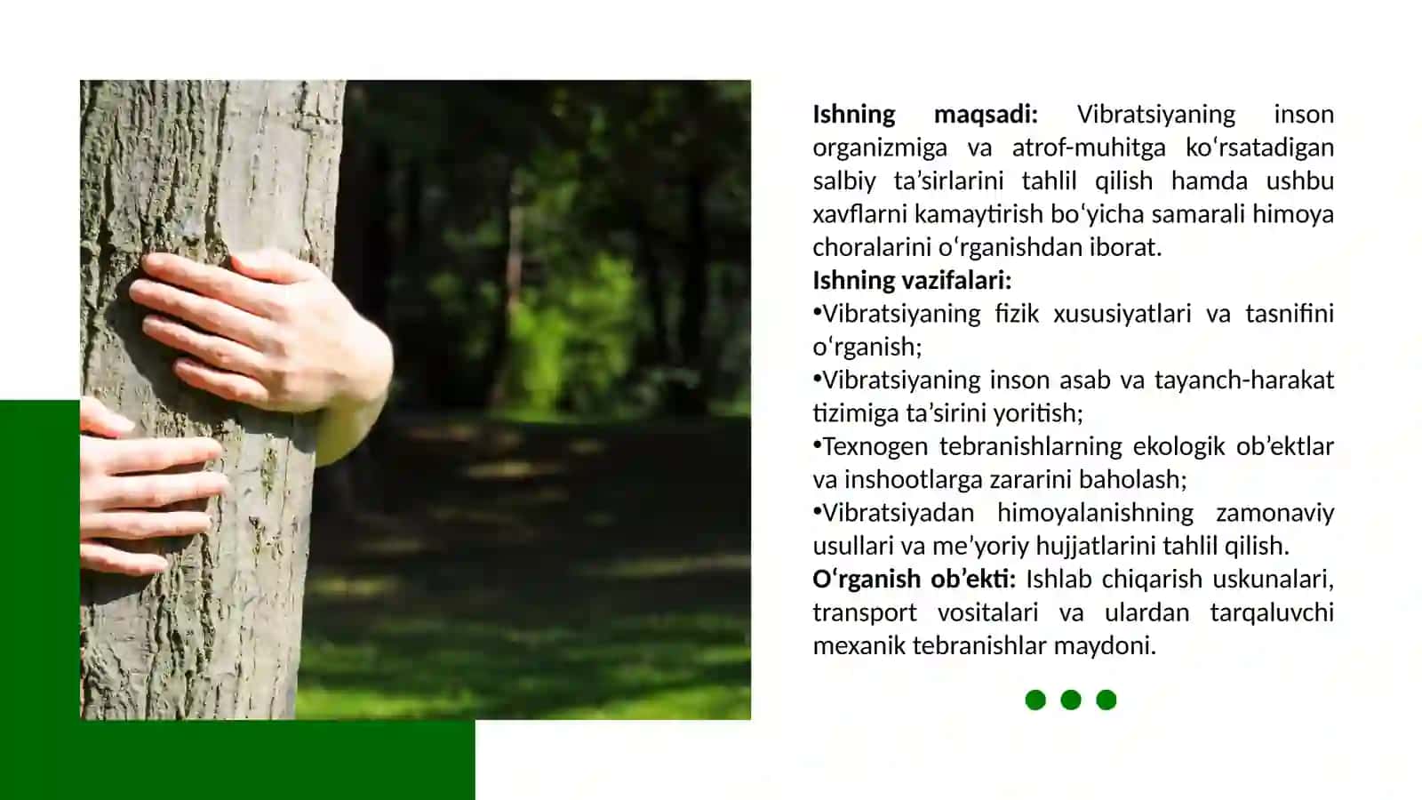 Vibratsiya xavfsizligi va ekologik masalalar 4