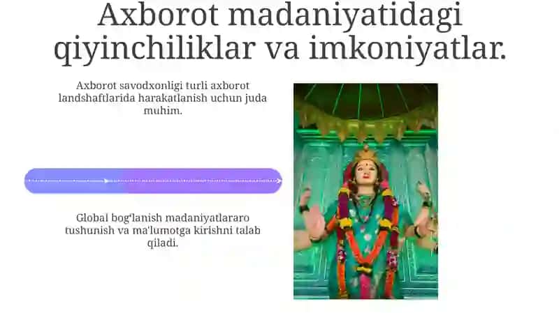 Globallashuv davrida axborot madaniyatining zaruriyati 4