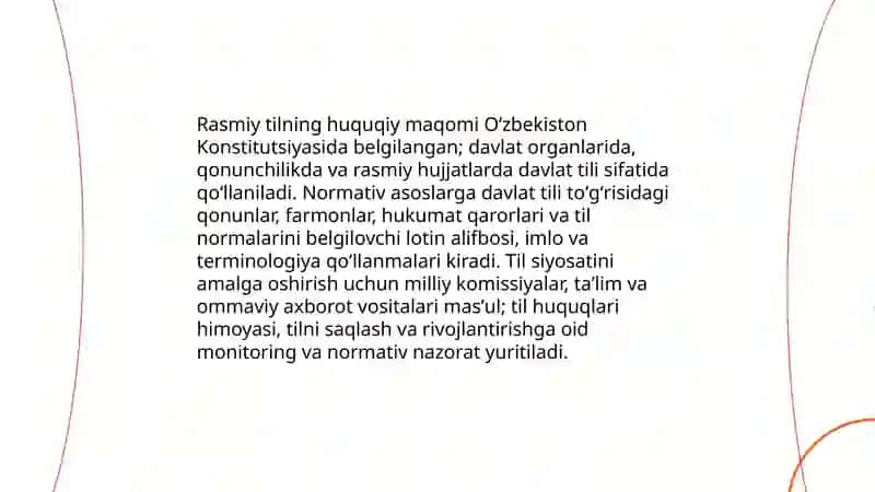 Rasmiy til va uning xususiyatlari 4