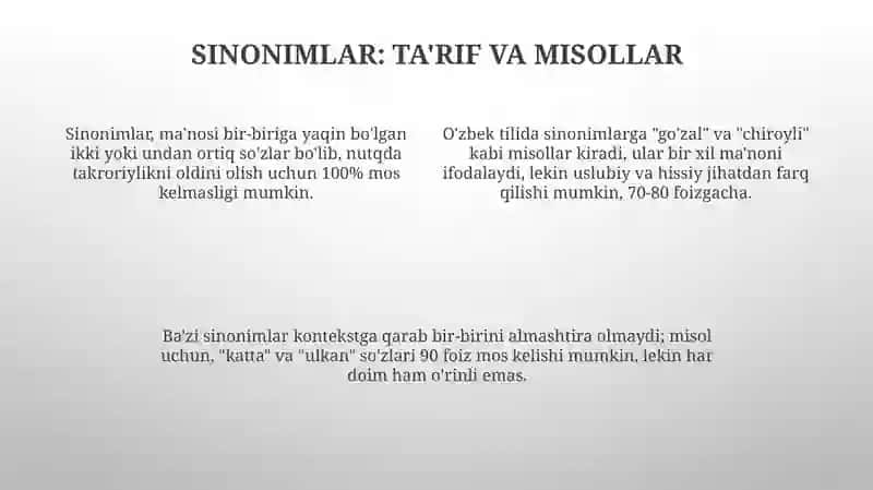 Sòzlarni shakl va ma'no munosabatiga koʻraturlari 4