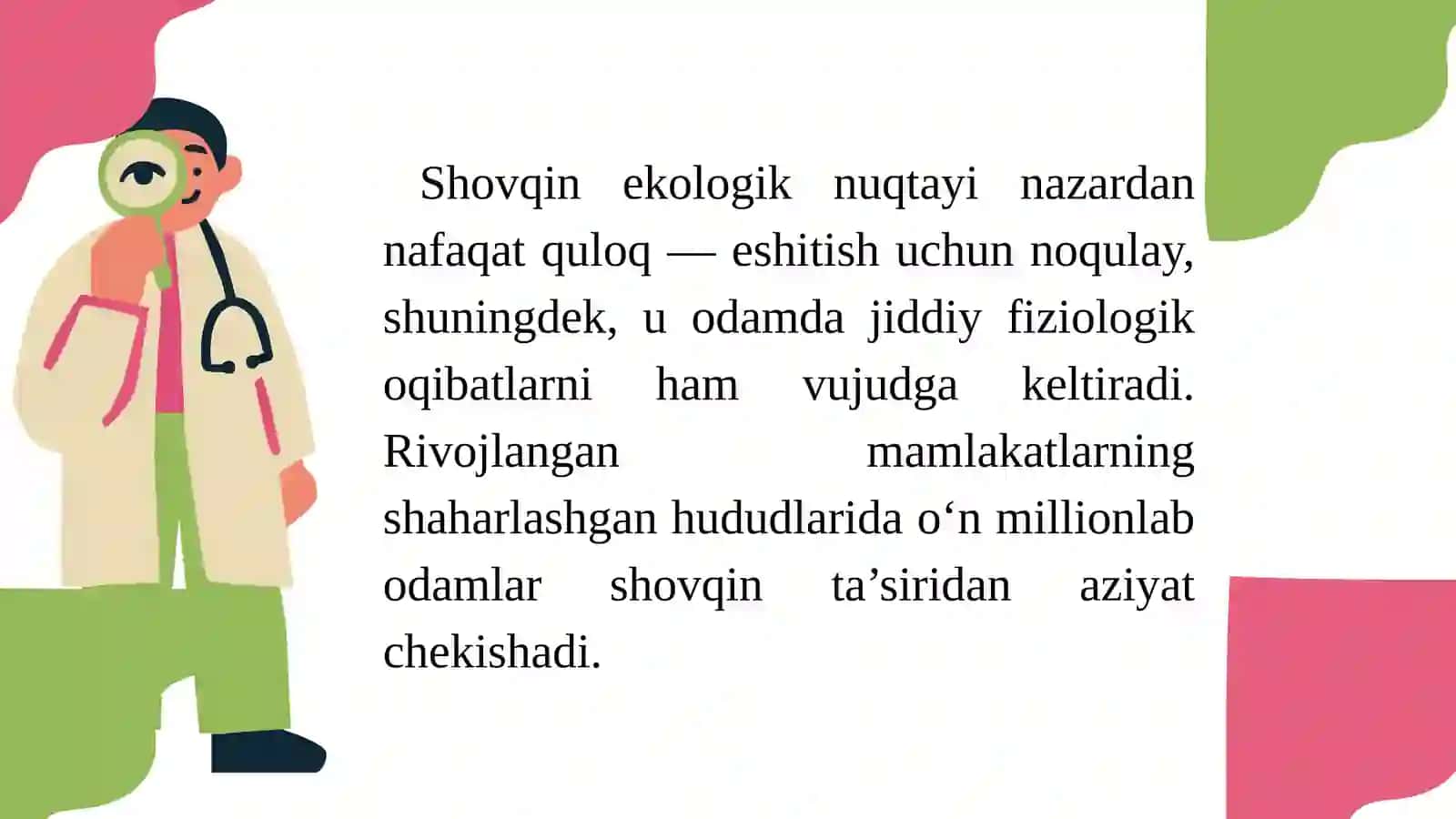MUHITNI SHOVQINDAN MUHOFAZA QILISH 4