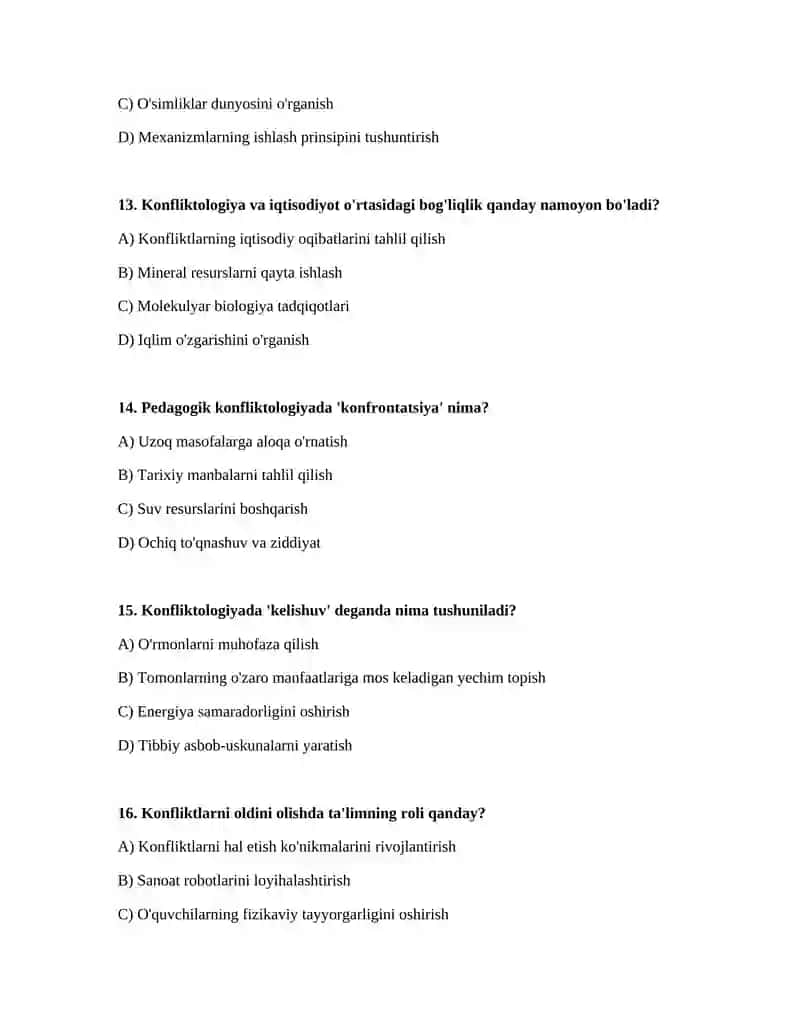 Pedagogik konfitologiyaning fanlar bilan aloqadorlikda rivojlanishi 4