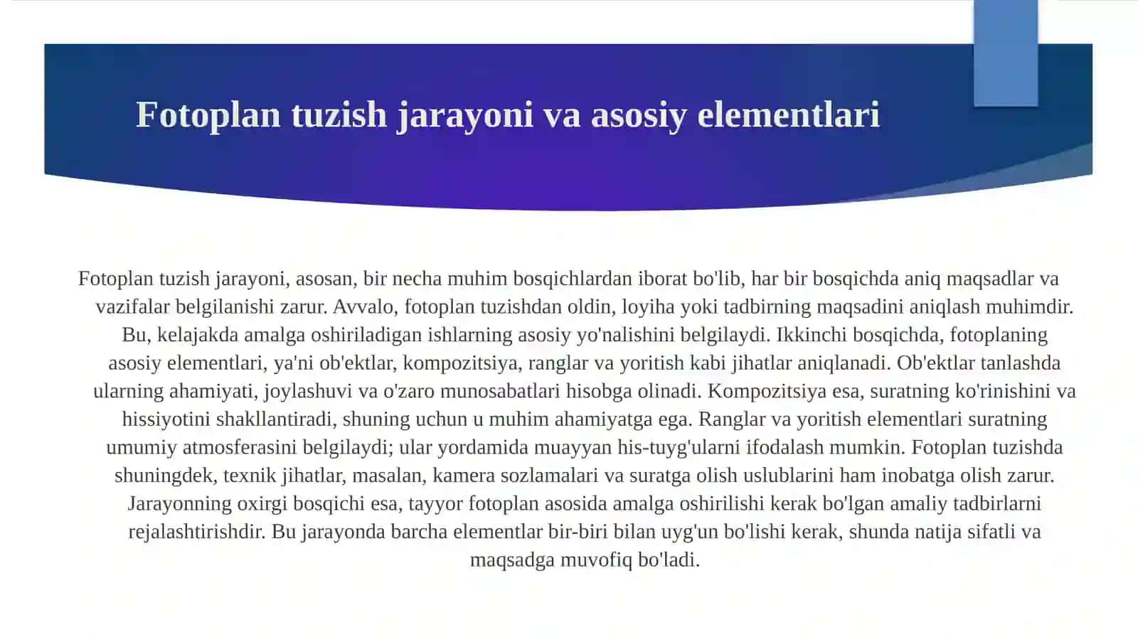 Fotoplan haqida tushuncha. 4