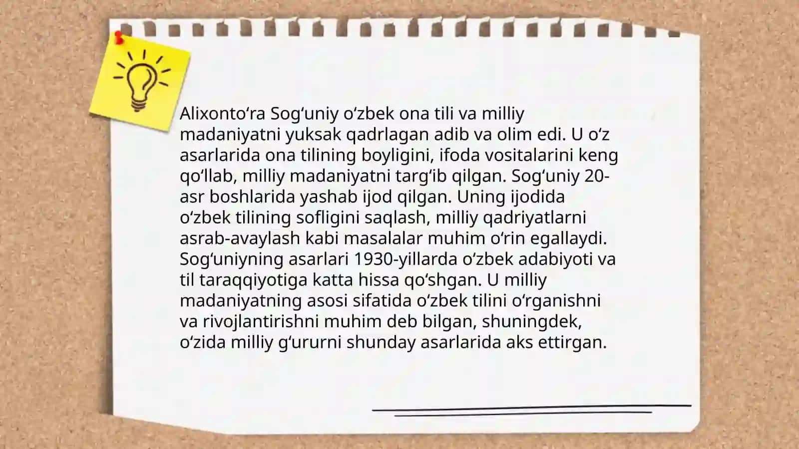 A.Avloniyning tilning ahamiyati haqidagi fikrlari 4