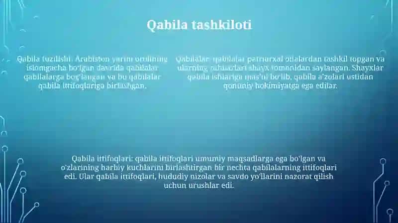 Arabiston Yarim Orolining Islomdan Oldingi Davri 4