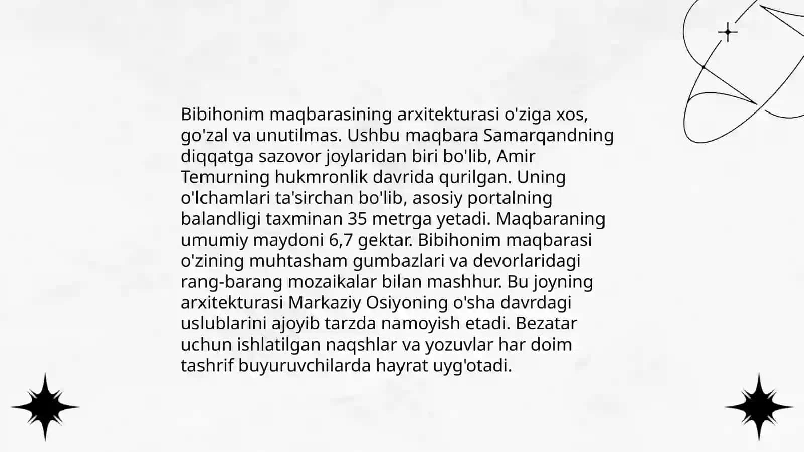 Goʻri amir va bibihonim maqbaralari 4