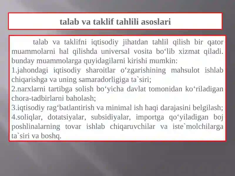 talab va taklif tahlili asoslari 4