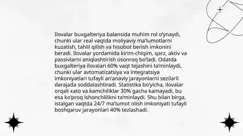 Buxgalteriya balansiga ilovalar va ularni chop etish zarurligi va ahamiyati 4