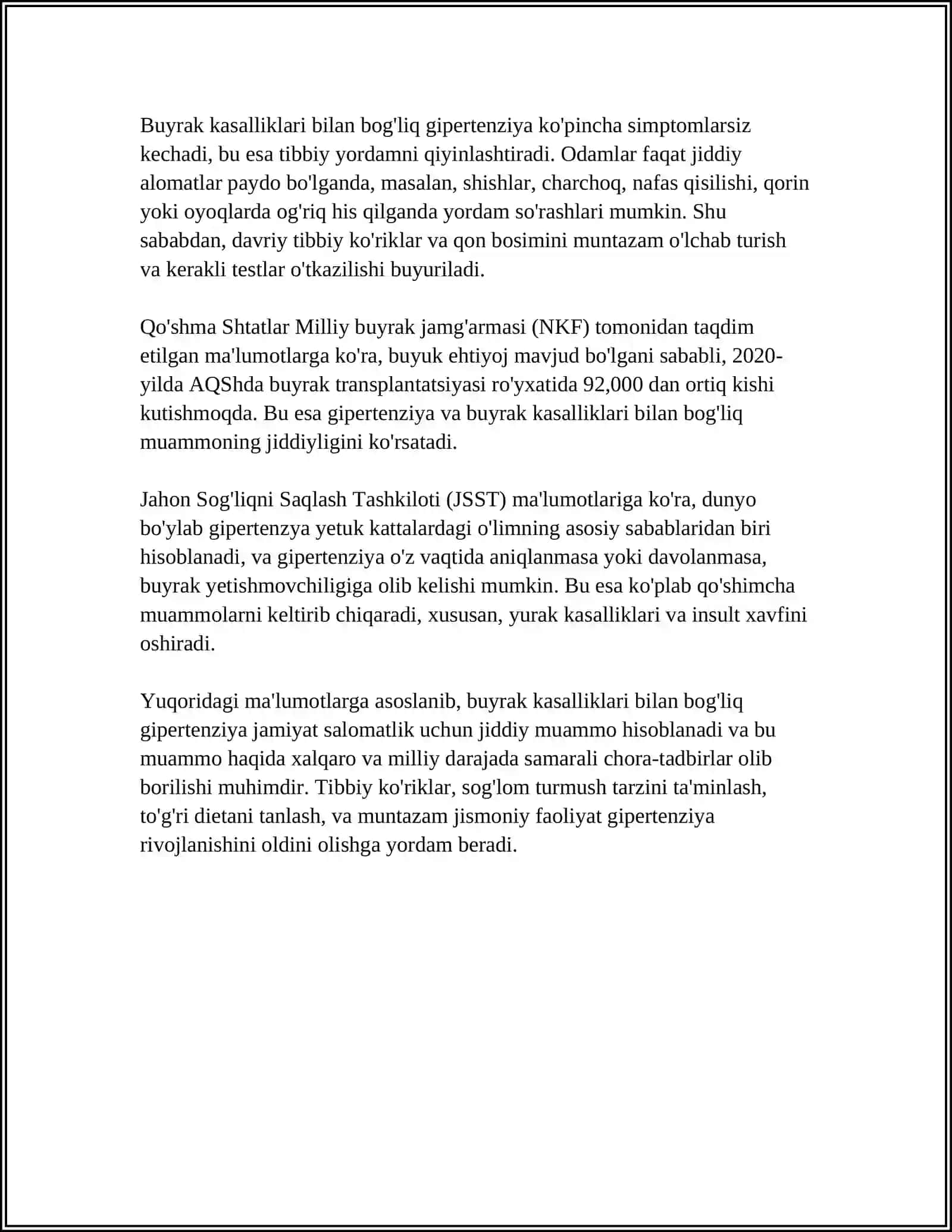 SIMPTOMATIK ARTERIAL GIPERTENZIYALAR DIFFERENSIAL DIAGNOSTIKASI 4