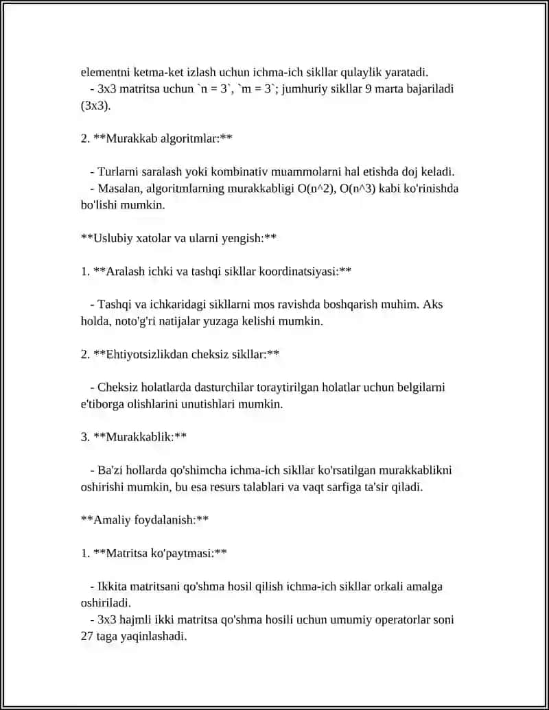 PAYTHONDA NESTING LAR BILAN ISHLASH 4