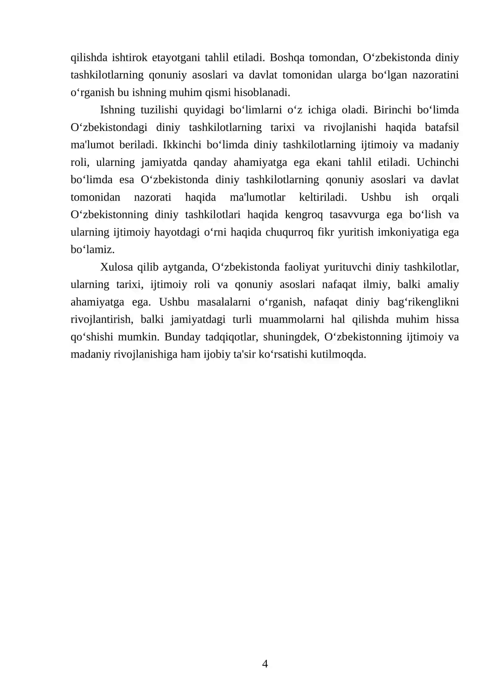 O'zbekistonda faoliyat yurituvchi diniy tashkilotlar 4
