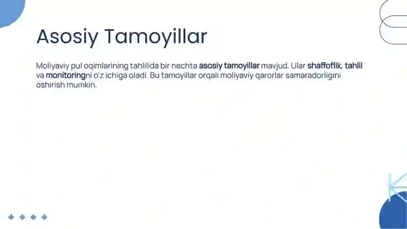 Moliyaviy puloqimlarining tahlili: asosiy tamoyillari va yondashuvlari 4