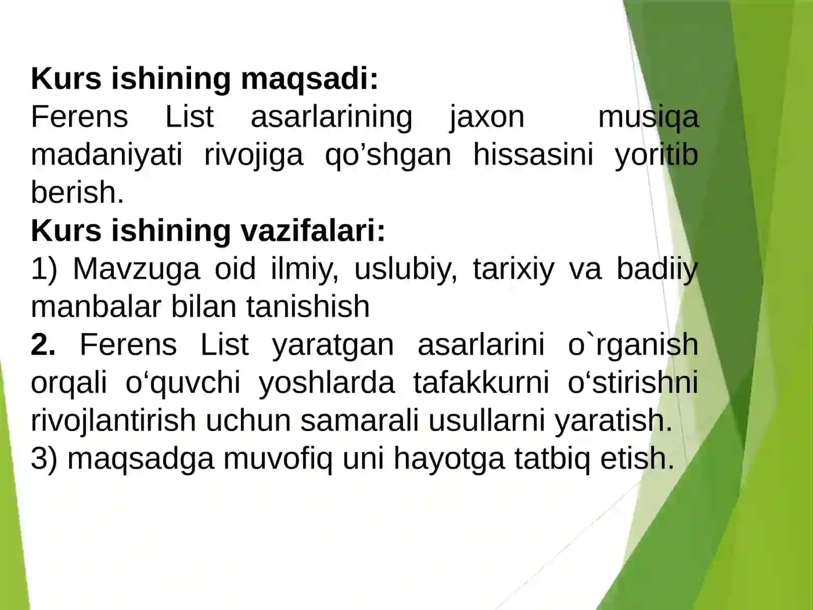 FERENS LIST IJODIDA FORTEPIANO ASARLARINING KOMPOZITORLIK VA IJROCHILIK UYG`UNLIGI 4