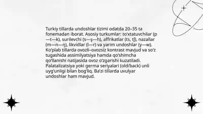 Turkiy tillar fonetikasi 4