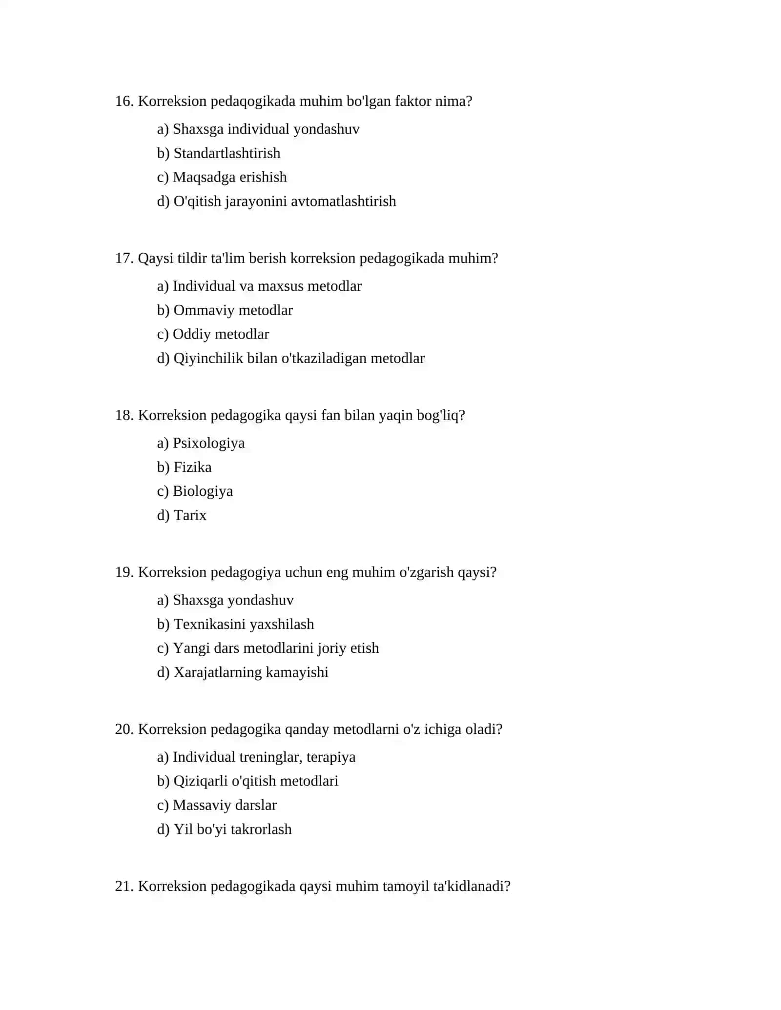 Korreksion pedagogika pedagogik fanlarning tarmog'i sifatida 4