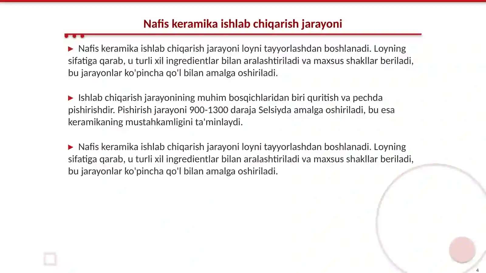Nafis keramika tushunchasi 4
