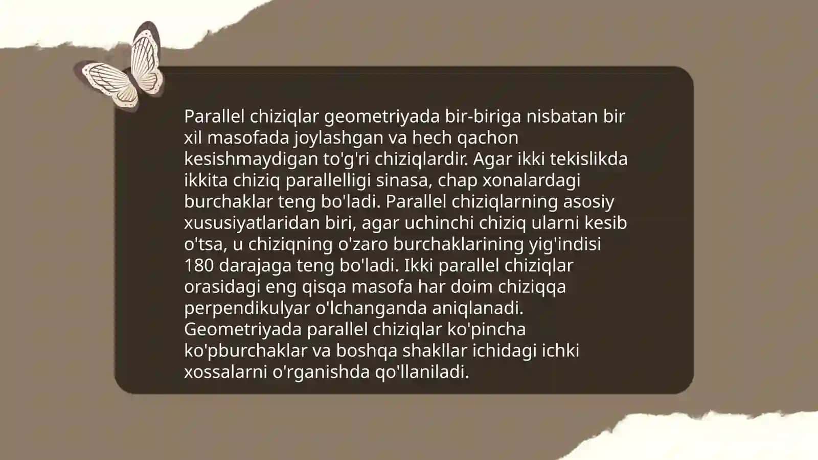 Chiziqlarning urinish tartibi, chiziqlarning o'ramasi 4