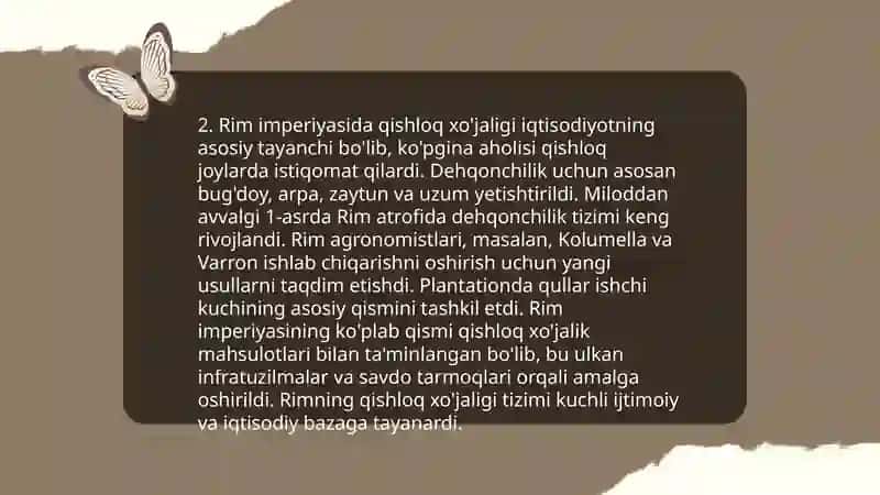 Qadimgi Rimda iqtisodiy qarashmalar 4