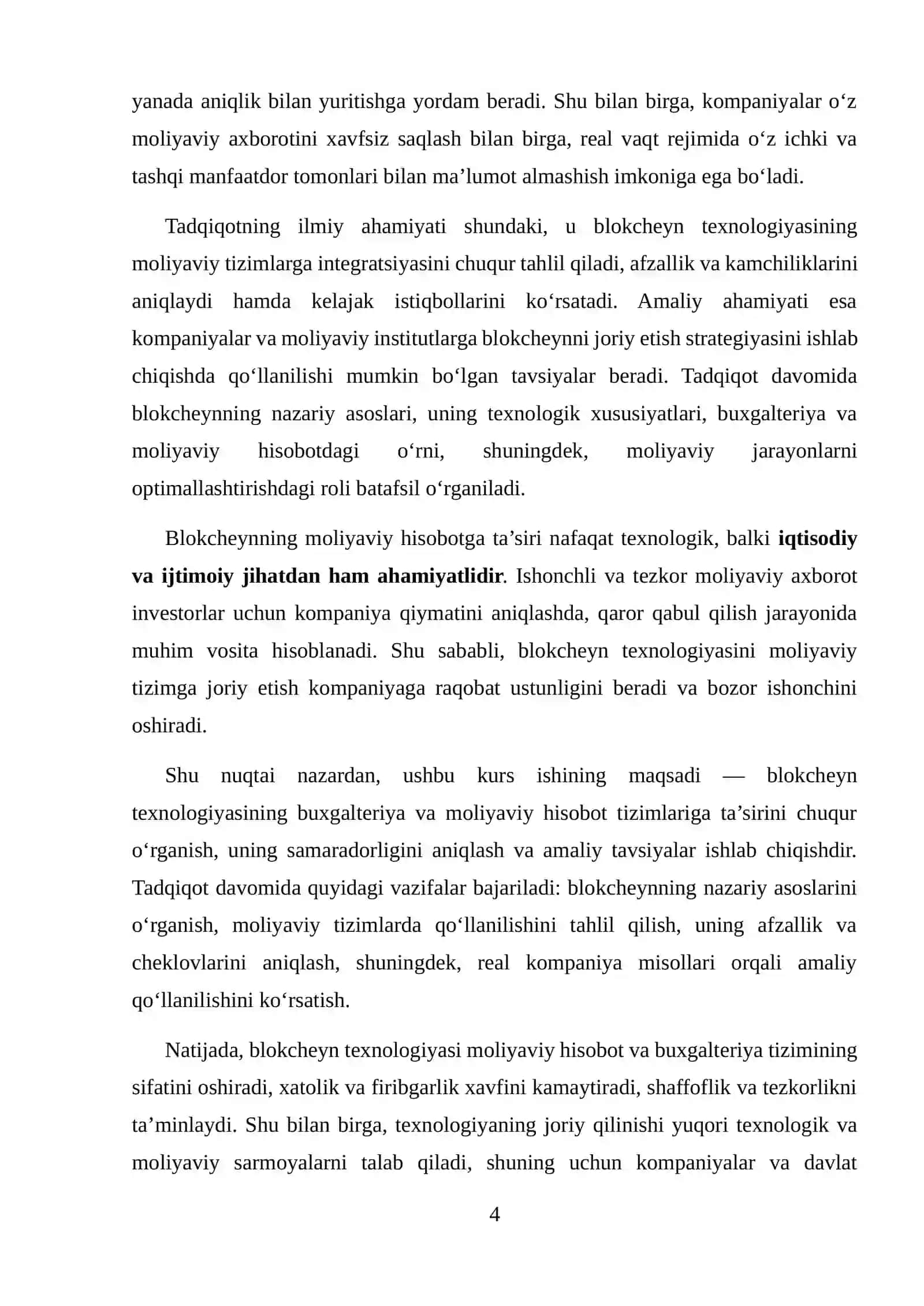 BLOKCHEYN TEXNOLOGIYASINING BUXGALTERIYA VA MOLIYAVIY HISOBOTGA TA'SIRI 4