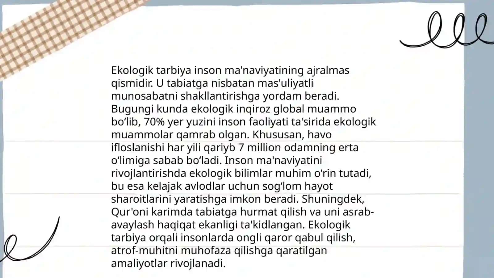 Inson rivojlanishida tabiatning roli haqidagi masalalarni yoritilishi 4