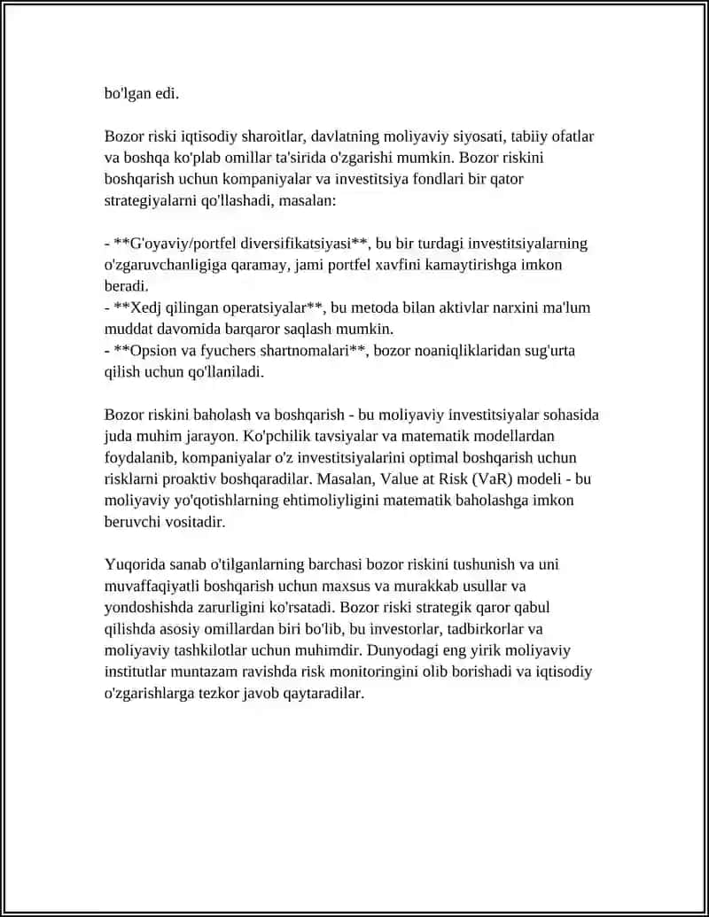 BOZOR RISKLARINI BOSHQARISH 4
