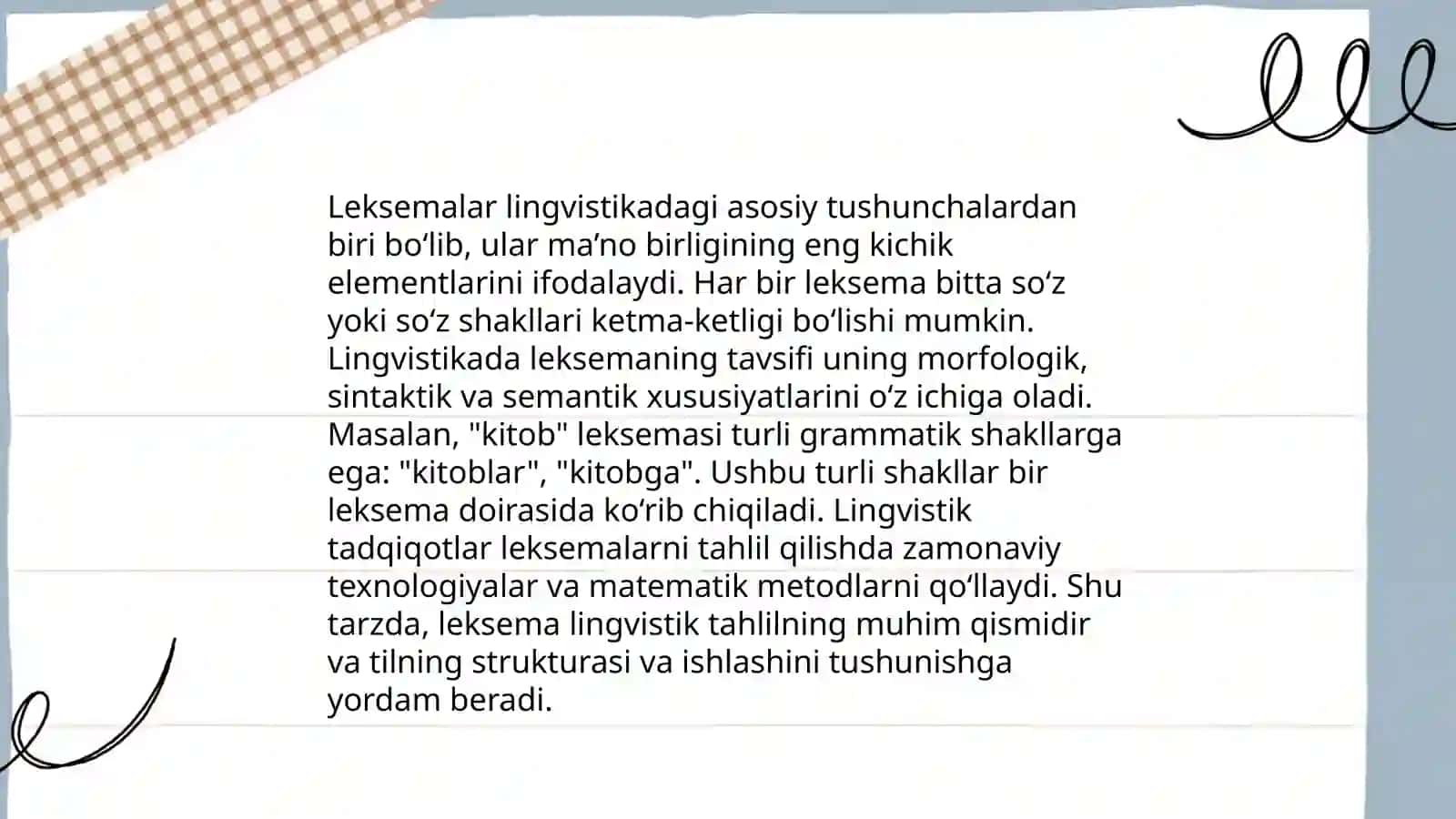 Leksemaning til birligi sifatidagi mohiyati 4