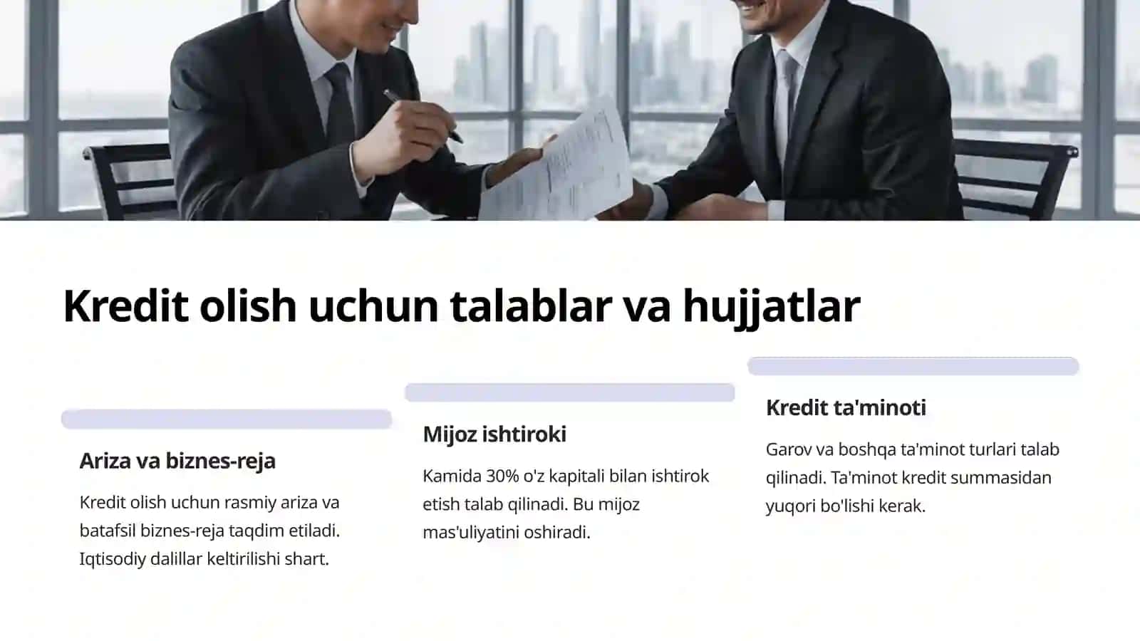 Investitsiya faoliyatini kreditlash 4