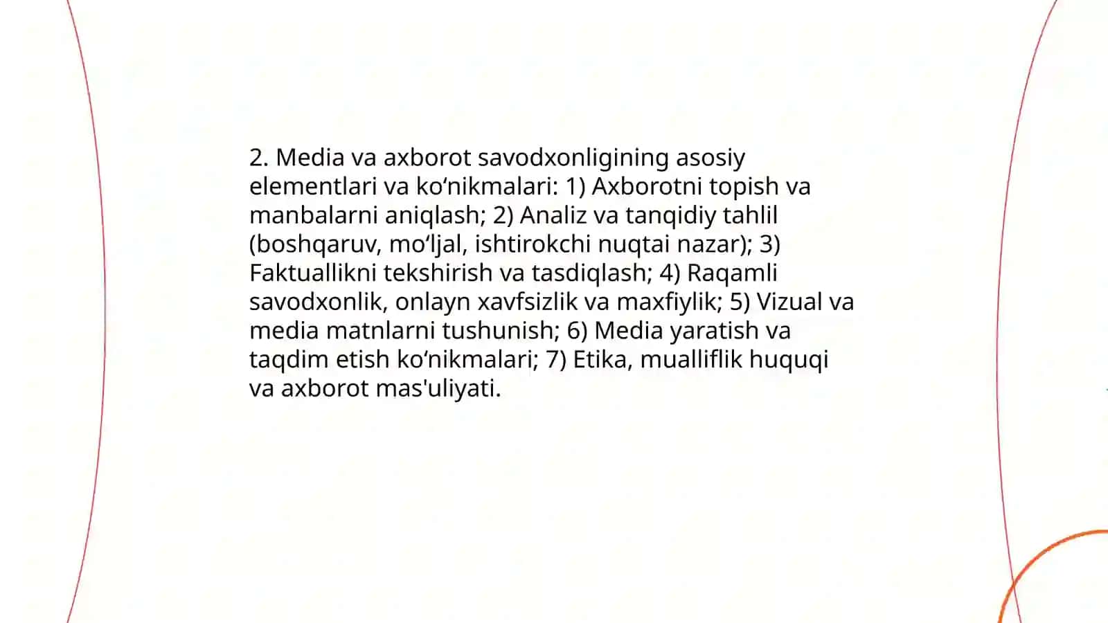 Media va axborot savodxonligi tushunchasi va uning ahamiyati 4