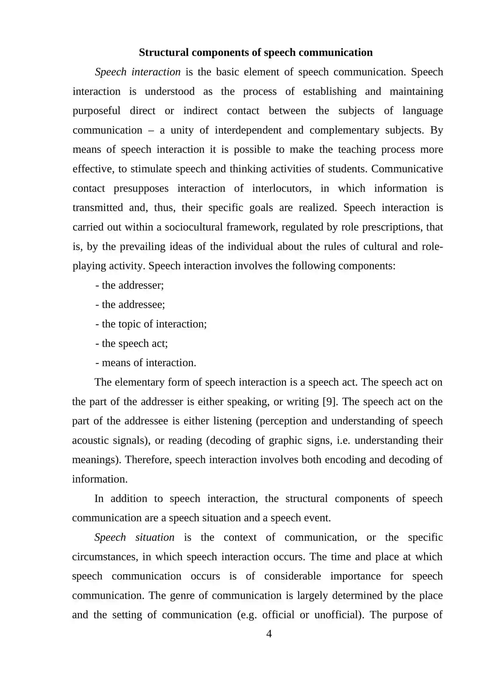 COMMUNICATIVE AND PEDAGOGICAL PRINCIPLES OF INDEPENDENT LEARNING IN FOREIGN LANGUAGE TEACHING 4