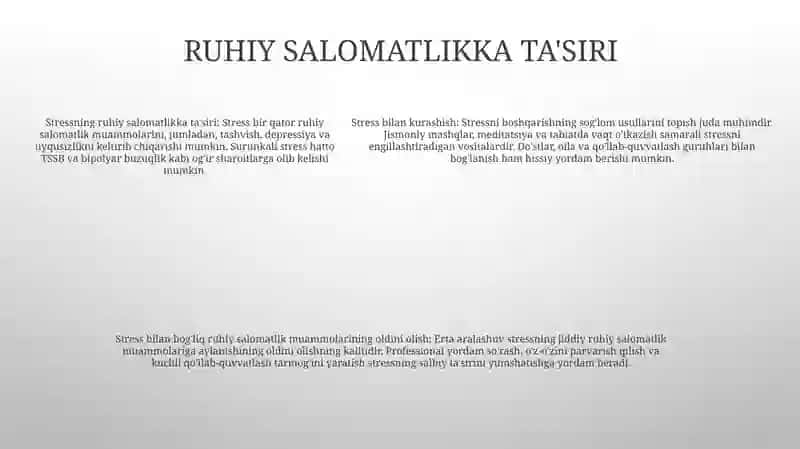 Ijtimoiy Stress Va Psixik Salomatlik 4