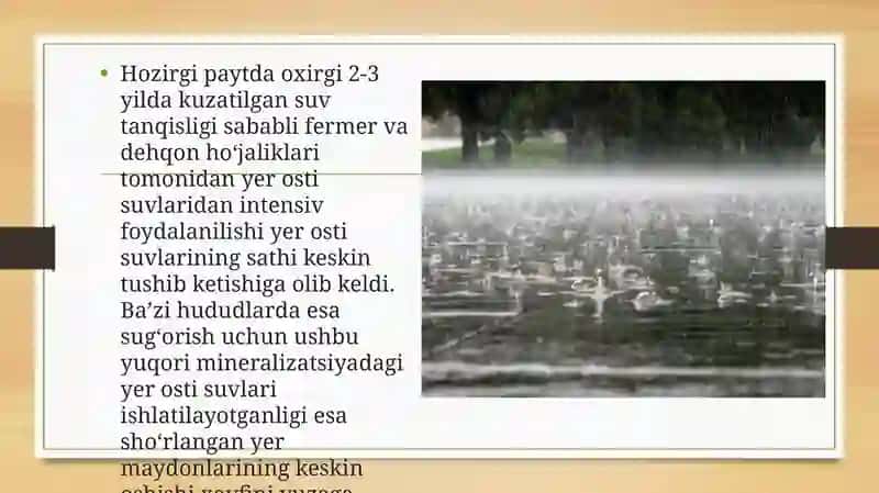 Yomg’ir suvlarini yig’uvchi va kuzatuvchi quduqlarni loyihalash 4