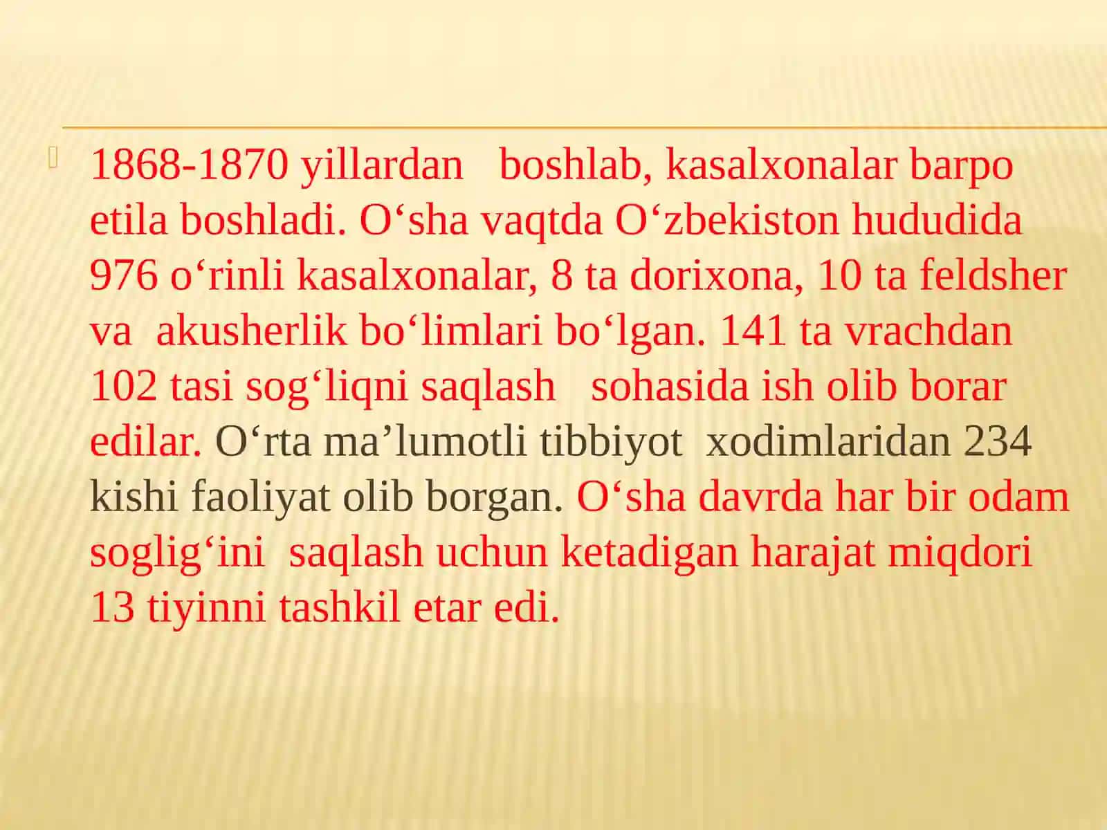 ҳhҳ-хьҳASRLARDA O`ZBEKISTON HUDUDIDA TIBBIYOTNING RIVOJLANISHI 4