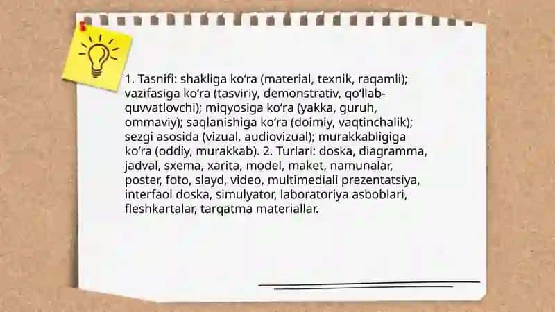 Oʻrgatishning koʻrgazmali metod va usullari 4