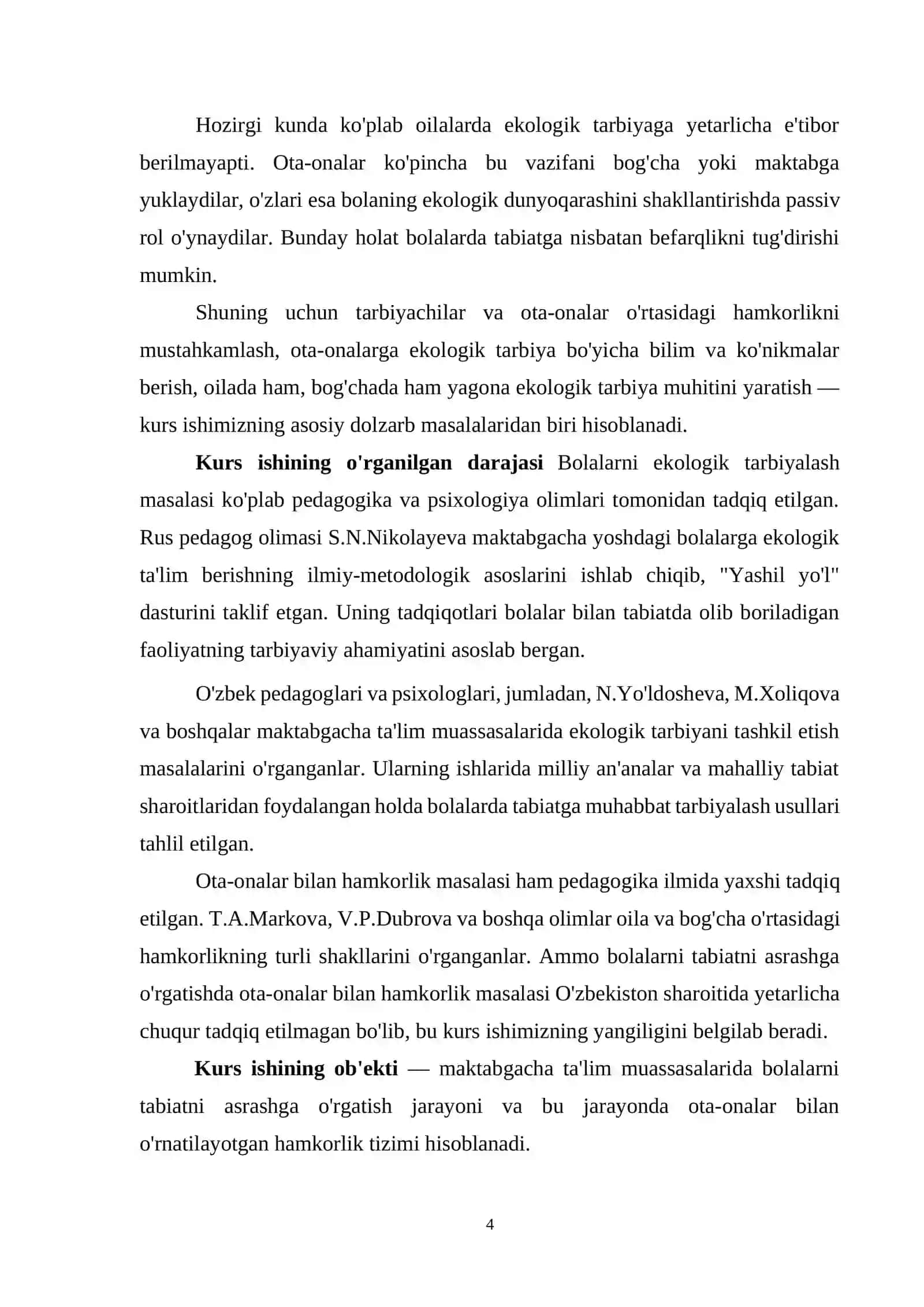 Bolalarni tabiatni asrashga o'rgatishda ota-onalar bilan hamkorlikning amaliy jihatlari 4