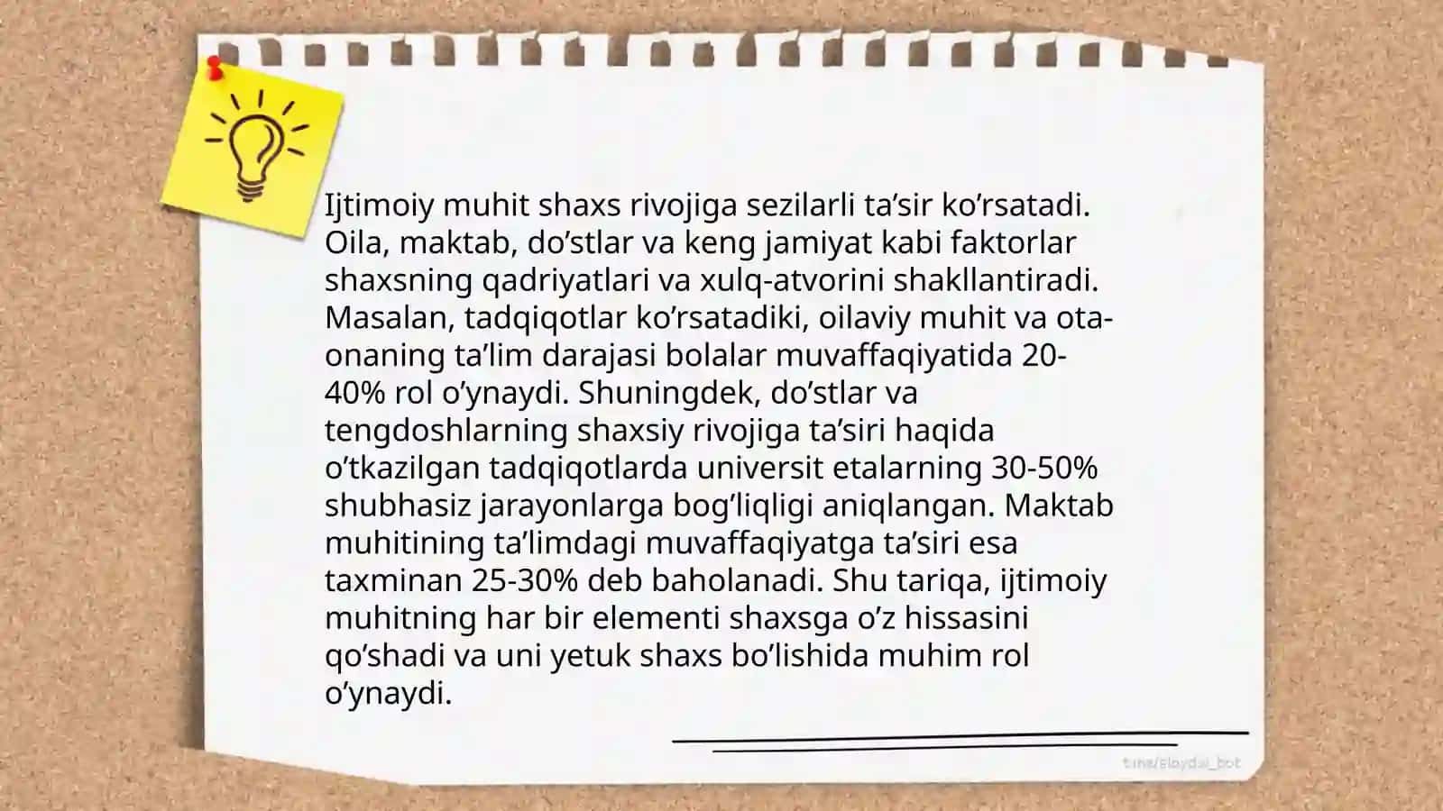 Shaxs shakllanishi va rivojlanishining harakatga keltiruvchi kuchlari va shart-sharoitlari 4