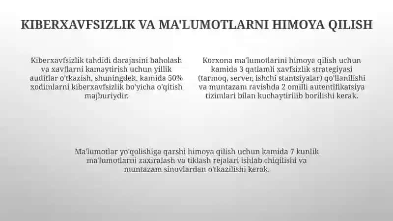 Korxonani boshqarishda axborot texnologiyalari 4