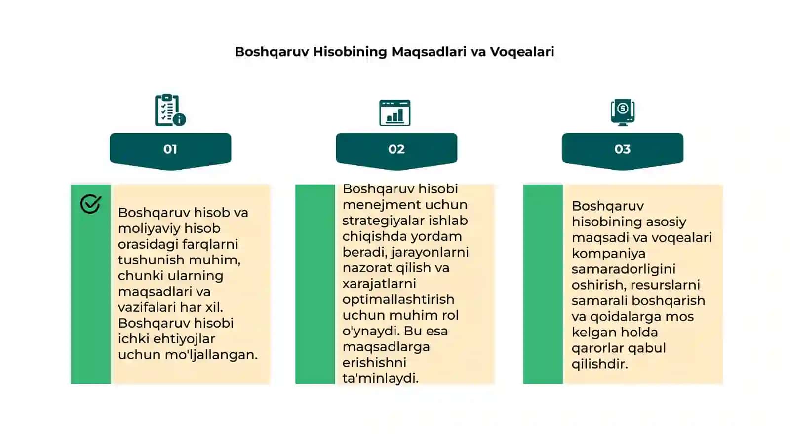 Boshqaruv Hisobi va Moliyaviy Hisob: Asosiy Farqlar 4