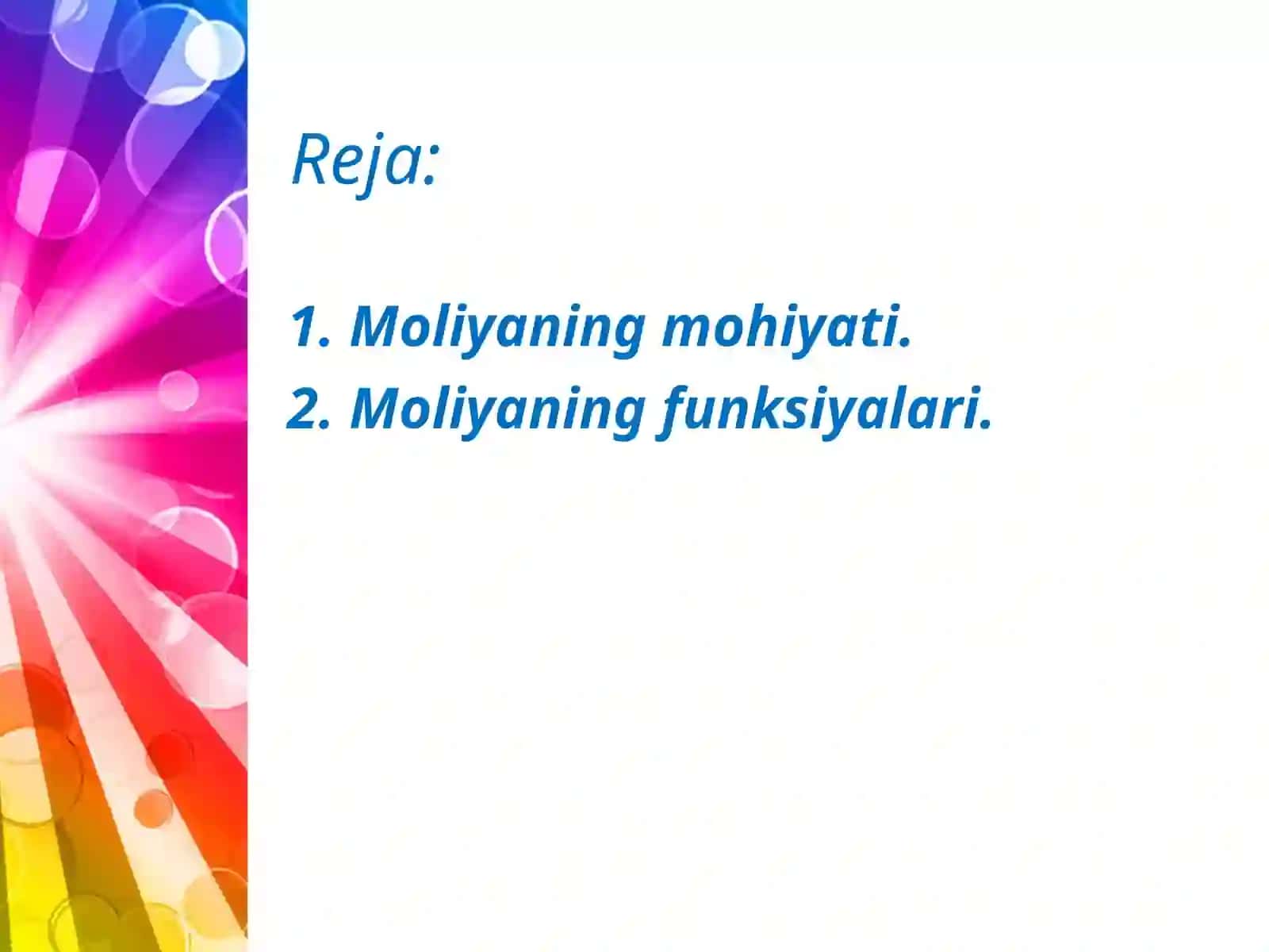 Moliyaning mohiyati va funksiyalari 4