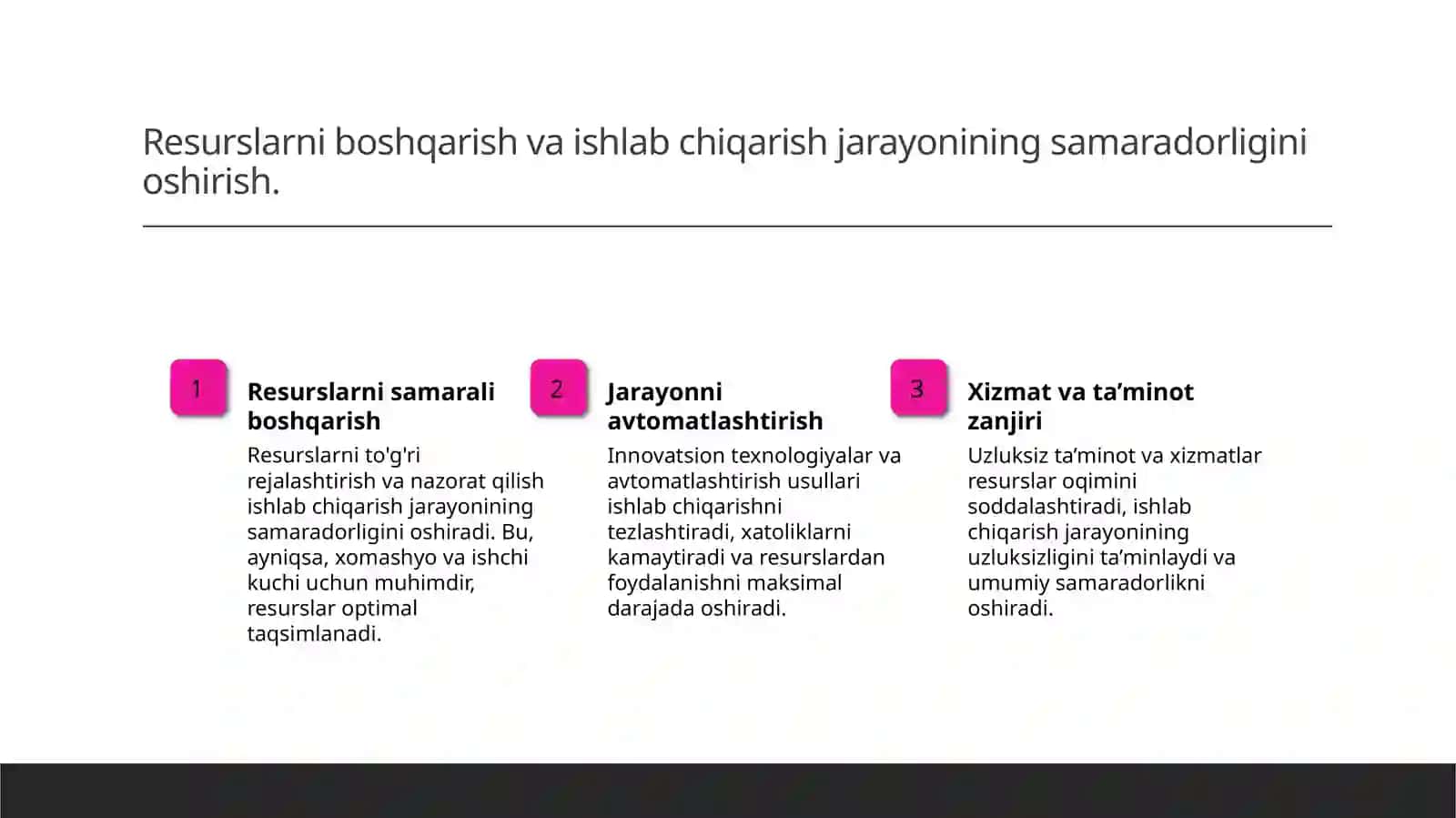 Ishlab chiqarish jarayoni va uni tashkil etish 4
