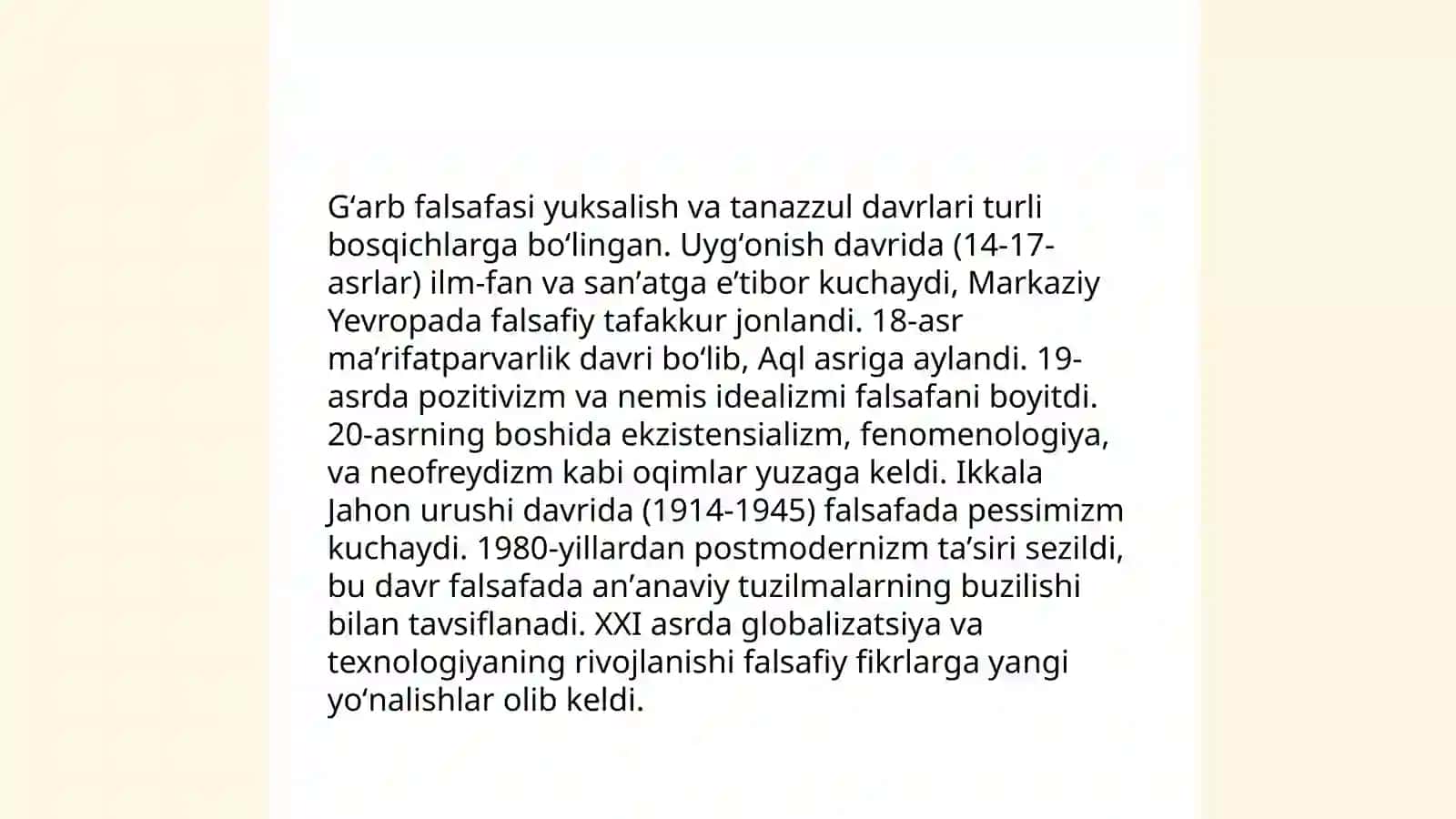 Garb va Sharq olimlarining 5 tadan goyalari 4