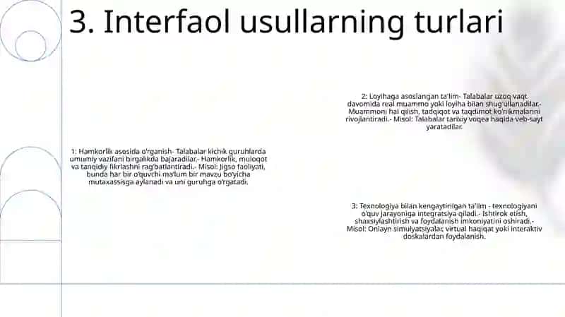 Maktabgacha Pedagogika Fanini OʻQitishda Interfaol Metodlaridan Foydalanish YoʻLlarini OʻRganish 4
