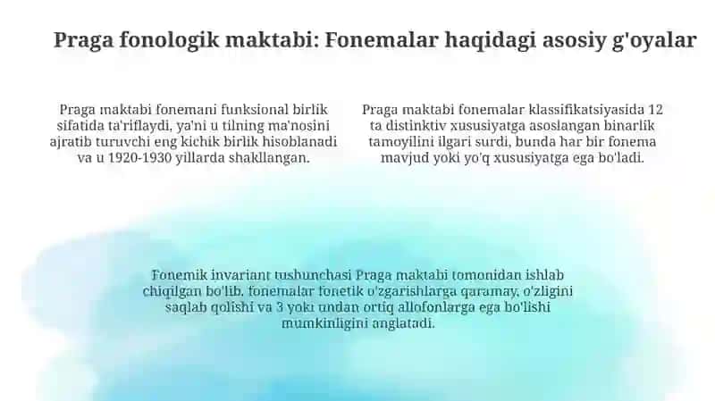 Fonema nazariyasining tarixiy rivoji va asosiy fonologik maktablar 4