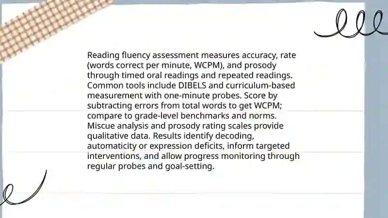Assessment of Reading Comprehension 4