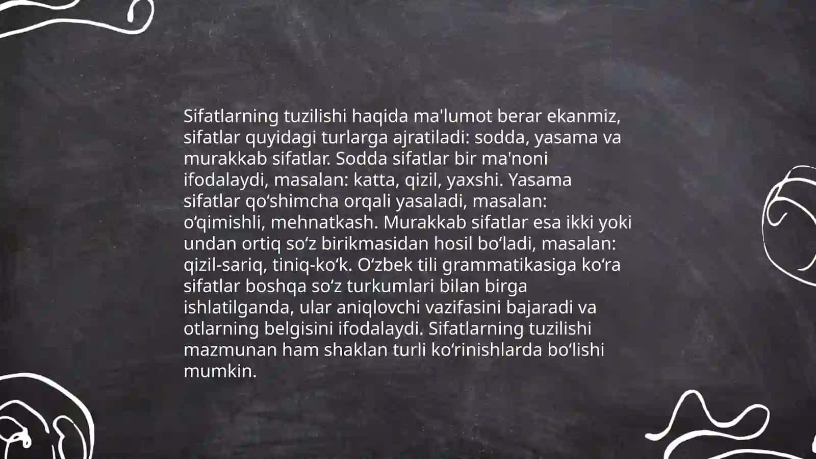 Sifatlarning yasalishi 4