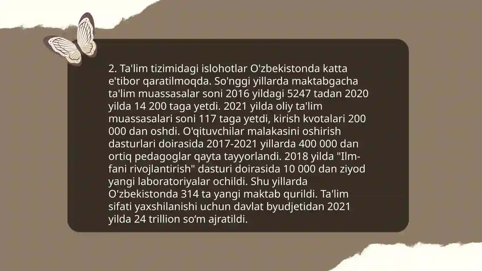 Demografik o'zgarishlar 4